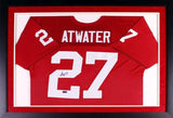 STEVE ATWATER AUTOGRAPHED ARKANSAS RAZORBACKS #27 FRAMED JERSEY COA
