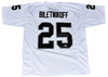 FRED BILETNIKOFF AUTOGRAPHED OAKLAND RAIDERS #25 WHITE JERSEY BECKETT