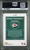 PATRICK MAHOMES SIGNED 2023 PANINI DONRUSS OPTIC DOWNTOWN #D6 PSA 9 AUTO 10
