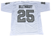 FRED BILETNIKOFF AUTOGRAPHED OAKLAND RAIDERS #25 WHITE JERSEY BECKETT