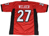 WES WELKER AUTOGRAPHED TEXAS TECH RED RAIDERS #27 RED JERSEY JSA