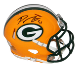 PRESTON SMITH SIGNED AUTOGRAPHED GREEN BAY PACKERS SPEED MINI HELMET BECKETT