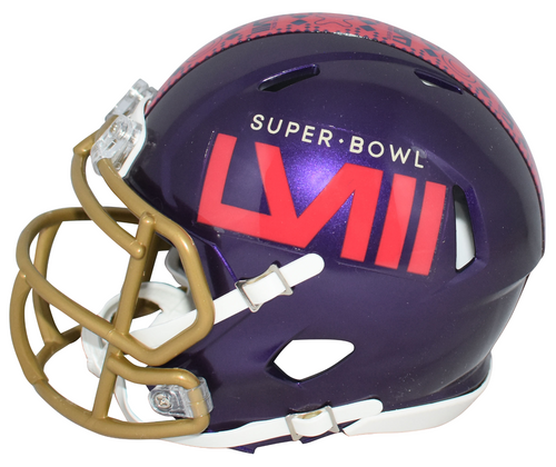 PATRICK MAHOMES SIGNED KANSAS CITY CHIEFS SUPER BOWL LVIII MINI HELMET BECKETT