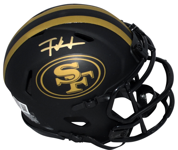FRANK GORE AUTOGRAPHED SAN FRANCISCO 49ERS ECLIPSE SPEED MINI HELMET BECKETT