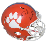 DESHAUN WATSON AUTOGRAPHED SIGNED CLEMSON TIGERS F/S AUTHENTIC SPEED HELMET COA