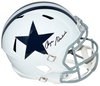ROGER STAUBACH AUTOGRAPHED DALLAS COWBOYS WHITE FULL SIZE SPEED HELMET BECKETT
