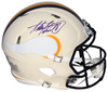 ADRIAN PETERSON SIGNED MINNESOTA VIKINGS RETRO AUTHENTIC SPEED HELMET BECKETT