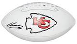 KENNETH WALKER AUTOGRAPHED KANSAS CITY CHIEFS WHITE LOGO FOOTBALL BECKETT