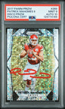 PATRICK MAHOMES SIGNED 2017 PANINI DISCO PRIZM ROOKIE #269 RC PSA 9 AUTO 10