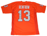 HUNTER RENFROW SIGNED AUTOGRAPHED CLEMSON TIGERS #13 ORANGE JERSEY BECKETT