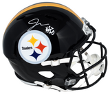 JAYLEN WARREN SIGNED PITTSBURGH STEELERS FULL SIZE SPEED HELMET BECKETT