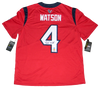 DESHAUN WATSON AUTOGRAPHED HOUSTON TEXANS #4 RED NIKE LIMITED JERSEY BECKETT