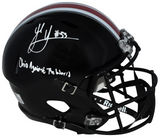 JACK SAWYER SIGNED OHIO STATE BUCKEYES FULL SIZE HELMET W/ OHIO AGAINST WORLD