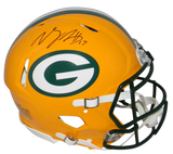 DAVANTE ADAMS AUTOGRAPHED SIGNED GREEN BAY PACKERS AUTHENTIC SPEED HELMET JSA