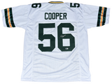 EDGERRIN COOPER SIGNED AUTOGRAPHED GREEN BAY PACKERS #56 WHITE JERSEY BECKETT