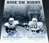 EARL CAMPBELL & RICKY WILLIAMS SIGNED TEXAS LONGHORNS 16x20 PHOTO JSA