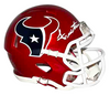 JOHN METCHIE III SIGNED HOUSTON TEXANS FLASH SPEED MINI HELMET BECKETT