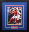 IVAN PUDGE RODRIGUEZ SIGNED TEXAS RANGERS 8x10 FRAMED PHOTO JSA