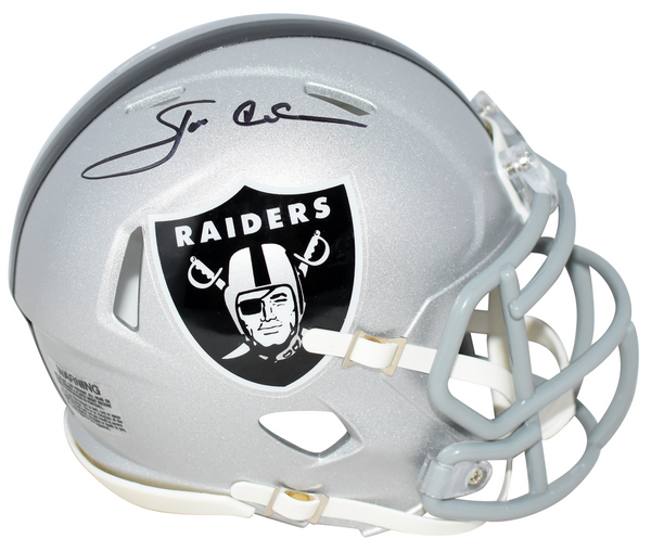 JON GRUDEN SIGNED LAS VEGAS OAKLAND RAIDERS SPEED MINI HELMET BECKETT
