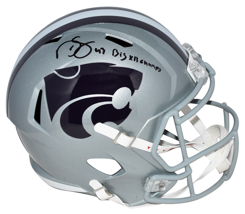 DARREN SPROLES SIGNED KANSAS STATE WILDCATS FULL SIZE SPEED HELMET BECKETT