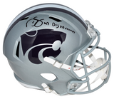 DARREN SPROLES SIGNED KANSAS STATE WILDCATS FULL SIZE SPEED HELMET BECKETT