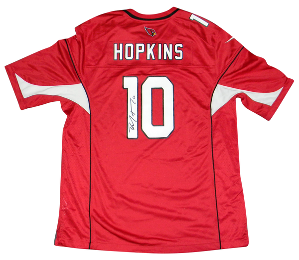 DEANDRE HOPKINS AUTOGRAPHED ARIZONA CARDINALS #10 NIKE GAME JERSEY BECKETT