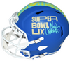 COOPER DEJEAN SIGNED PHILADELPHIA EAGLES BLUE SUPER BOWL 59 LIX FULL SIZE HELMET