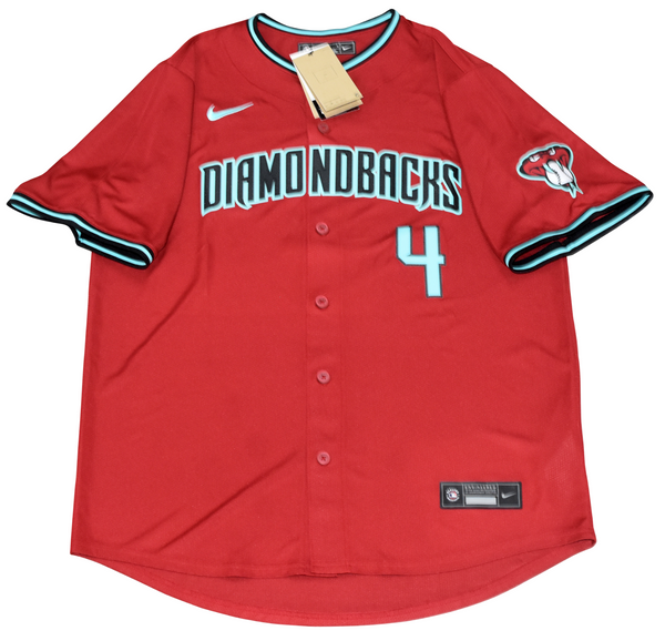 KETEL MARTE SIGNED ARIZONA DIAMONDBACKS #4 NIKE LIMITED JERSEY MLB AUTH