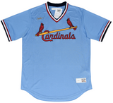 OZZIE SMITH SIGNED ST LOUIS CARDINALS BLUE NIKE COOPERSTOWN JERSEY W/ HOF 2002