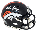 NOAH FANT AUTOGRAPHED DENVER BRONCOS SPEED MINI HELMET BECKETT