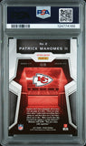 PATRICK MAHOMES SIGNED 2017 PANINI PRIZM ROOKIE INTRODUCTIONS RC PSA 9 AUTO 10
