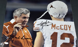 COLT McCOY & MACK BROWN SIGNED TEXAS LONGHORNS 16x20 PHOTO JSA
