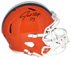 JOE THOMAS AUTOGRAPHED CLEVELAND BROWNS FULL SIZE SPEED HELMET JSA