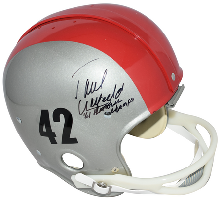ROGER STAUBACH SIGNED NAVAL NAVY MIDSHIPMEN BEAT ARMY THROWBACK RK HELMET JSA