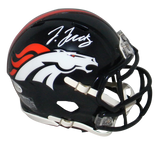 JERRY JEUDY SIGNED AUTOGRAPHED DENVER BRONCOS SPEED MINI HELMET BECKETT