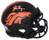 JOHN ELWAY AUTOGRAPHED DENVER BRONCOS ECLIPSE SPEED MINI HELMET BECKETT