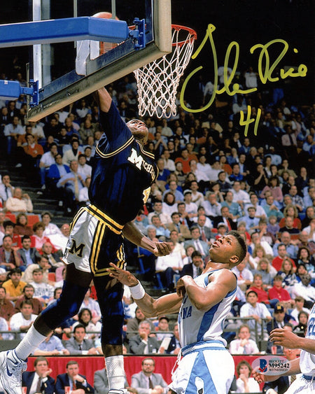 HAKEEM OLAJUWON AUTOGRAPHED SIGNED HOUSTON COUGARS 8x10 PHOTO JSA