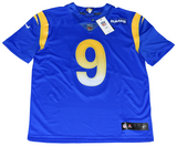 MATTHEW STAFFORD SIGNED LOS ANGELES RAMS #9 BLUE NIKE LIMITED JERSEY FANATICS