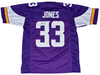 AARON JONES SIGNED AUTOGRAPHED MINNESOTA VIKINGS #33 PURPLE JERSEY BECKETT