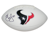 KEKE COUTEE AUTOGRAPHED HOUSTON TEXANS WHTE LOGO FOOTBALL JSA