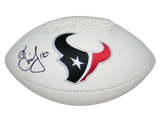 KEKE COUTEE AUTOGRAPHED HOUSTON TEXANS WHTE LOGO FOOTBALL JSA