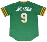 REGGIE JACKSON SIGNED OAKLAND ATHLETICS A'S NIKE COOPERSTOWN JERSEY - MLB AUTH