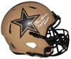 ROGER STAUBACH SIGNED DALLAS COWBOYS SALUTE TO SERVICE HELMET W/ CAPTAIN AMERICA