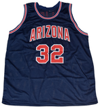 SEAN ELLIOTT SIGNED ARIZONA WILDCATS #32 NAVY BASKETBALL JERSEY JSA