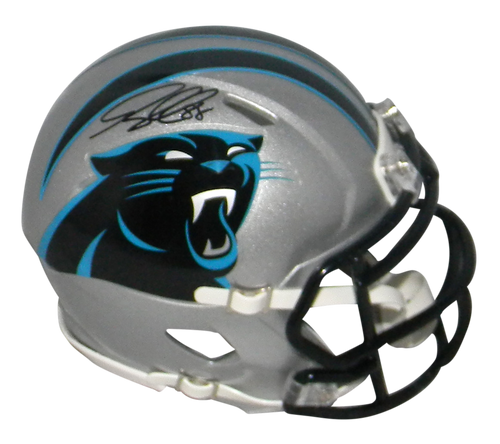 GREG OLSEN SIGNED AUTOGRAPHED CAROLINA PANTHERS SPEED MINI HELMET BECKETT