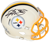 HINES WARD SIGNED PITTSBURGH STEELERS RETRO SPEED MINI HELMET BECKETT