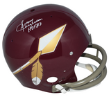 SONNY JURGENSEN SIGNED WASHINGTON REDSKINS THROWBACK SPEAR TK HELMET BECKETT