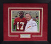 BOBBY BOWDEN & CHARLIE WARD SIGNED FLORIDA STATE SEMINOLES 8x10 FRAMED PHOTO