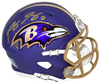 ROQUAN SMITH SIGNED BALTIMORE RAVENS 2026 PURPLE SPEED MINI HELMET BECKETT