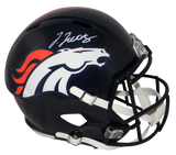 JERRY JEUDY AUTOGRAPHED SIGNED DENVER BRONCOS FULL SIZE SPEED HELMET BECKETT